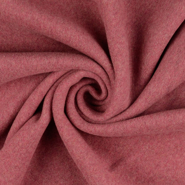 Fleece stof Bordeaux 