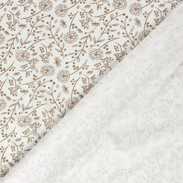 Jersey fabric Flowers printed 