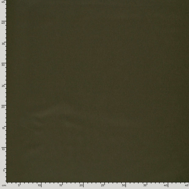 Baumwolle Satin fabrik Uni Khaki-Grün