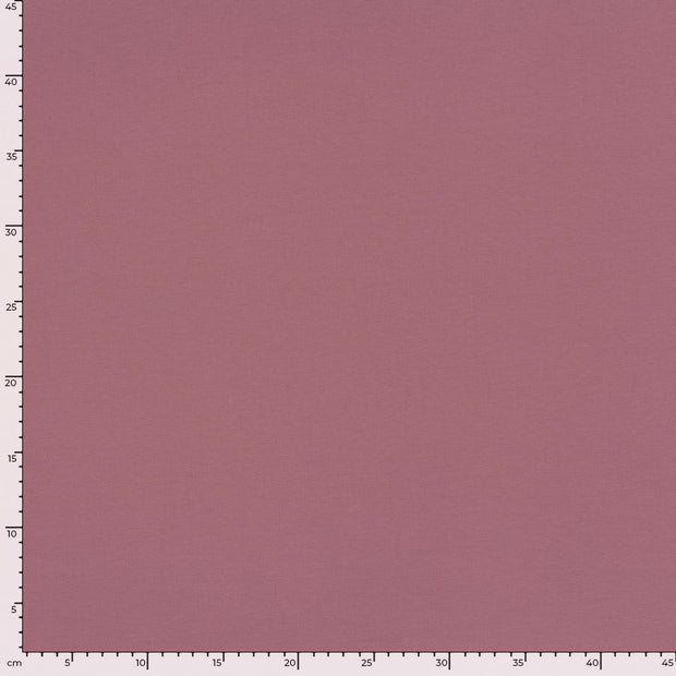 Felpa GOTS tela Unicolor Mauve