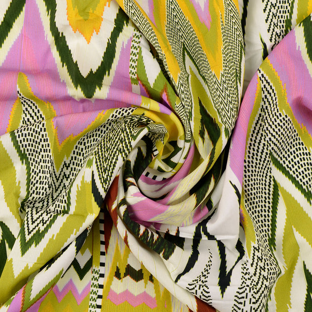 Viscose Poplin fabric Multicolor 
