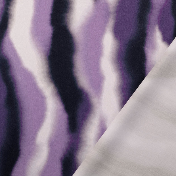Viscose Satin fabric Fuchsia digital printed 