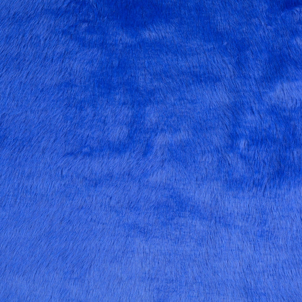 Pluche fabric Unicolour Cobalt