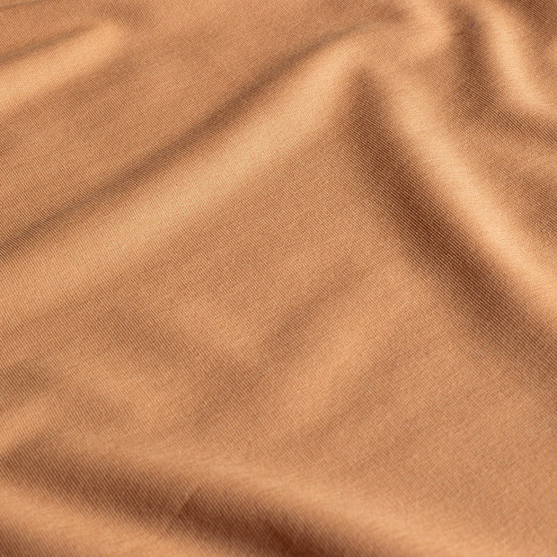 French Terry GOTS fabrik Uni Lachsfarbe