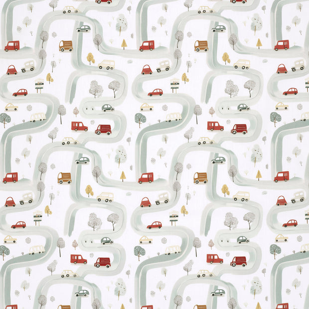 Cotton Poplin fabric Off White 
