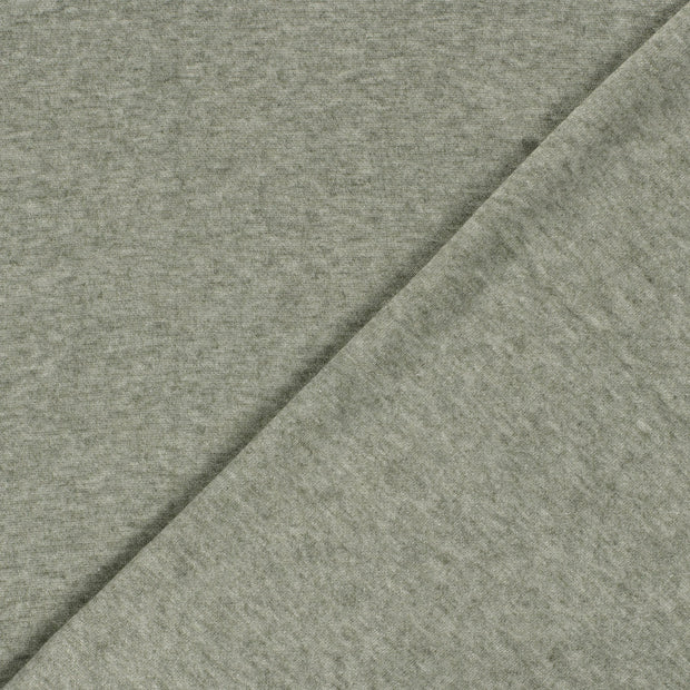 Heavy Knit fabrik Melange gebürstet 