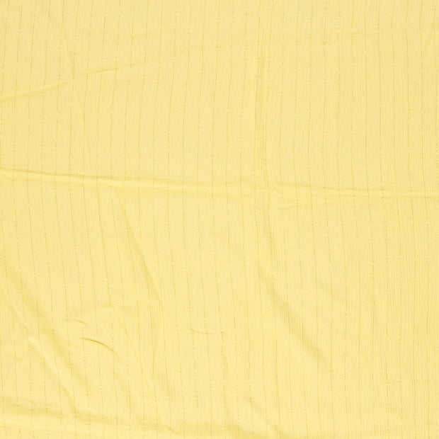 Crepe fabric Yellow semi-transparent 