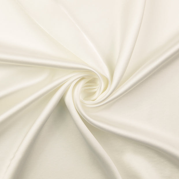 Satin fabric White 