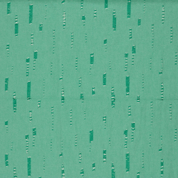 Denim fabric Green matte 