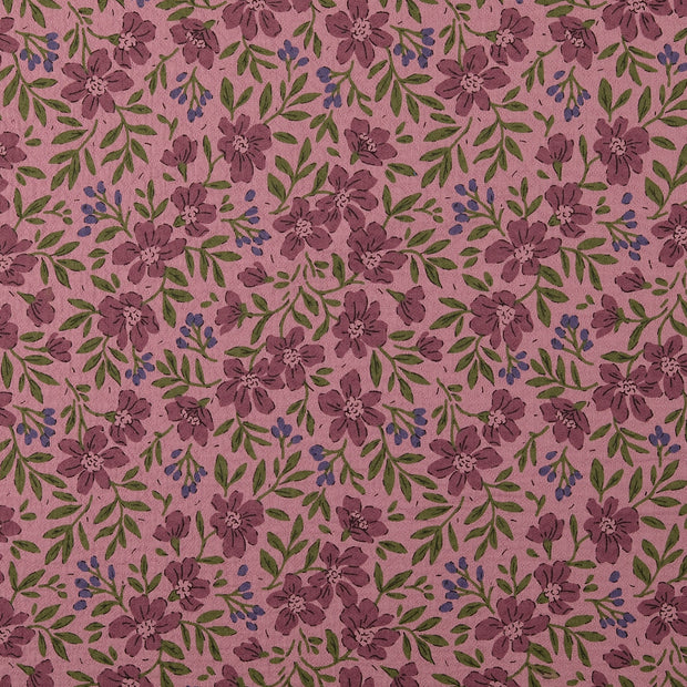  fabric Flowers Old Pink