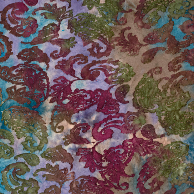 Jacquard fabric Purple matte 
