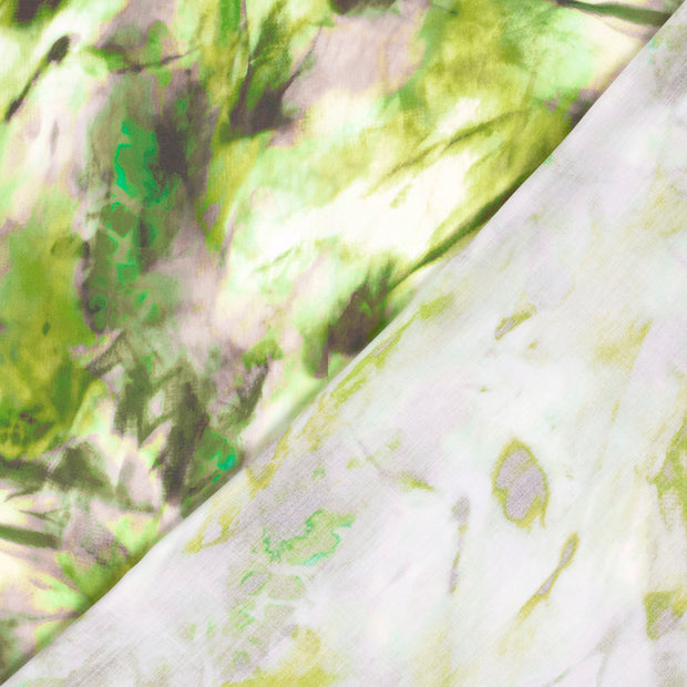 Viscose Poplin fabric Abstract printed 