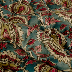 Fluweel bedrukt Bloemen