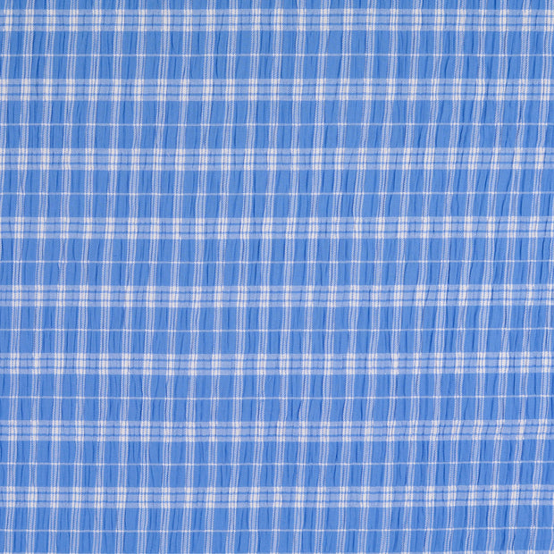 Seersucker fabric Sky Blue 