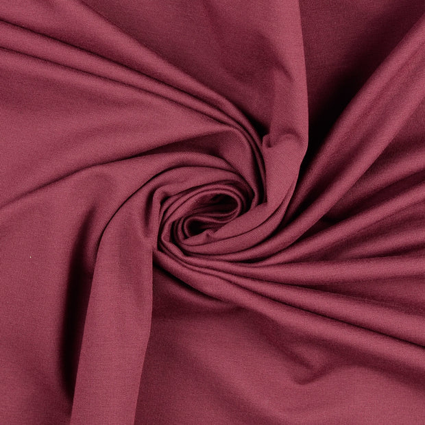 French Terry fabric Wine red 