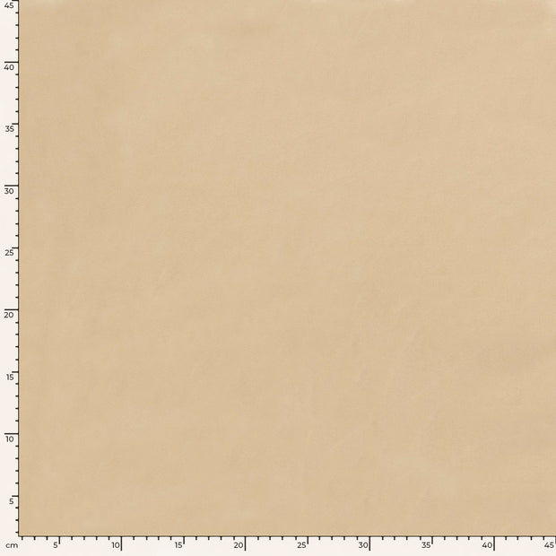 Satin fabric Unicolour Beige