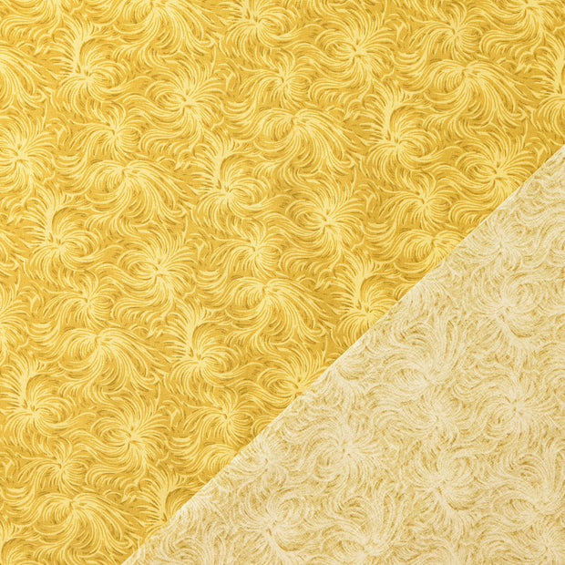 Cotton Poplin fabric Yellow 