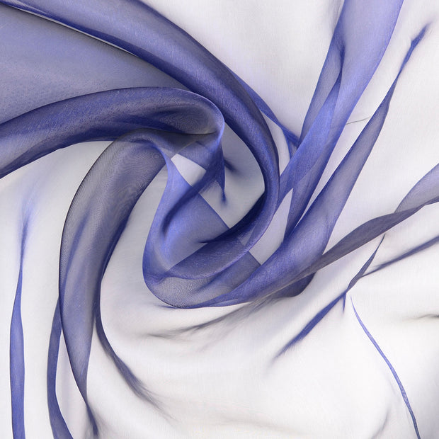 Organza fabric Navy 