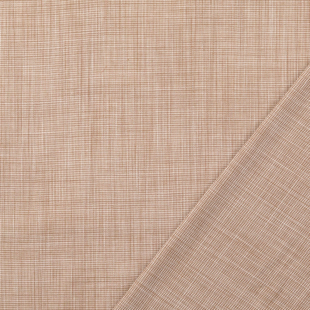 Katoen Poplin stof Beige 