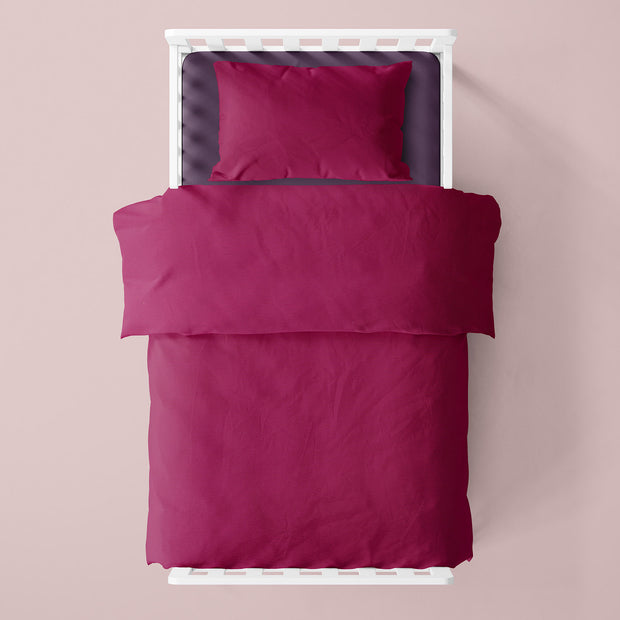 Cretonne tissu Unicolore Magenta