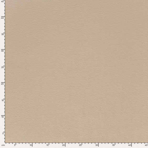 Polar Fleece fabric Unicolour Beige