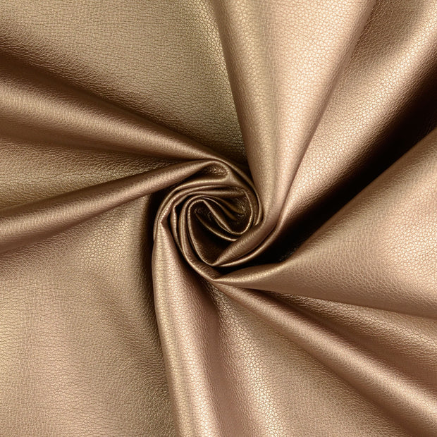 Leather fabric Beige coated 
