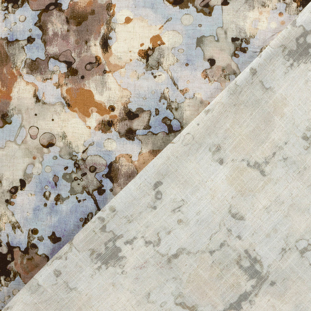 Lino Viscosa Tejido tela Abstracto estampado 