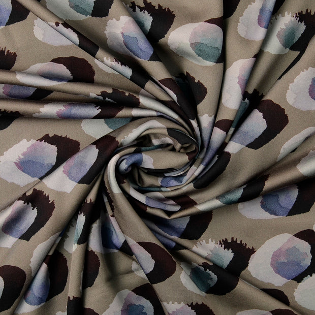 Viscose Satin fabric Grey 