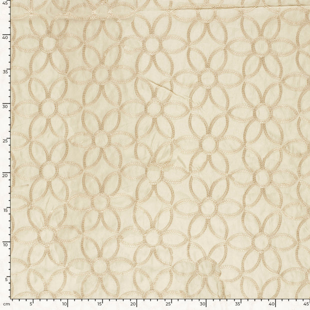  fabric Flowers Off White