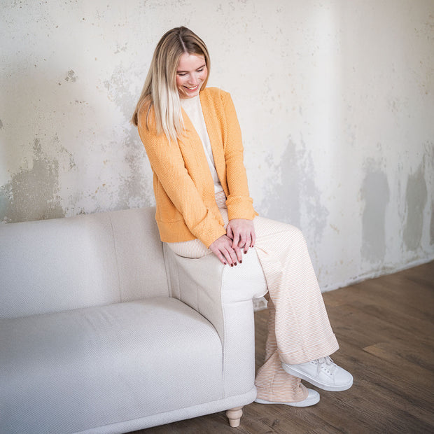 Frottee Jersey fabrik Uni Ocker