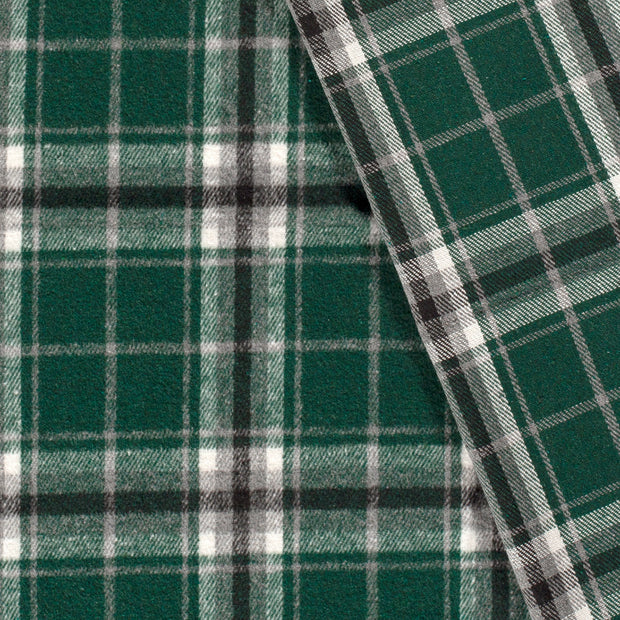 Jacquard tissu Carreaux brossé 