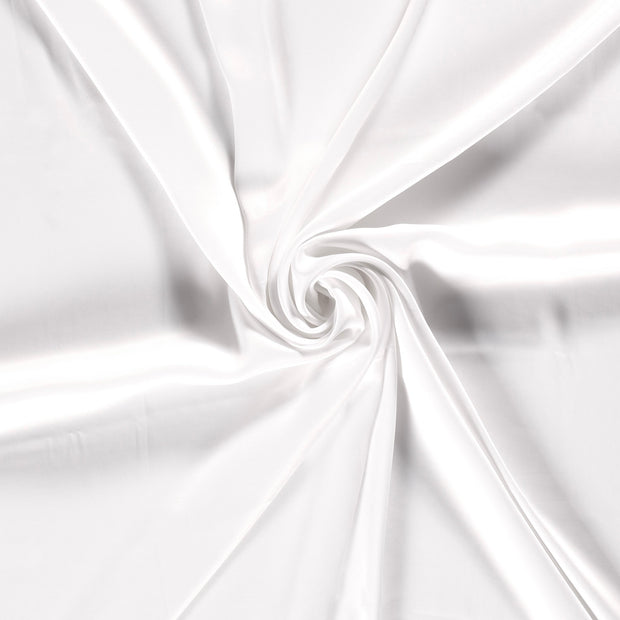 Viscose Satijn stof Wit 