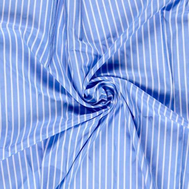Woven Polyester fabric Steel Blue yarn dyed 