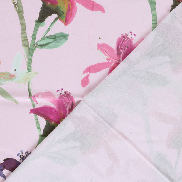  fabric Flowers digital printed 