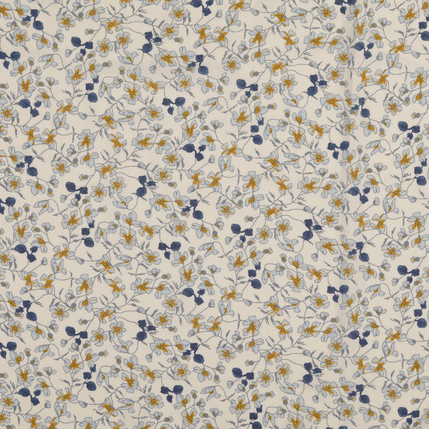 Viscose Poplin stof Bloemen 