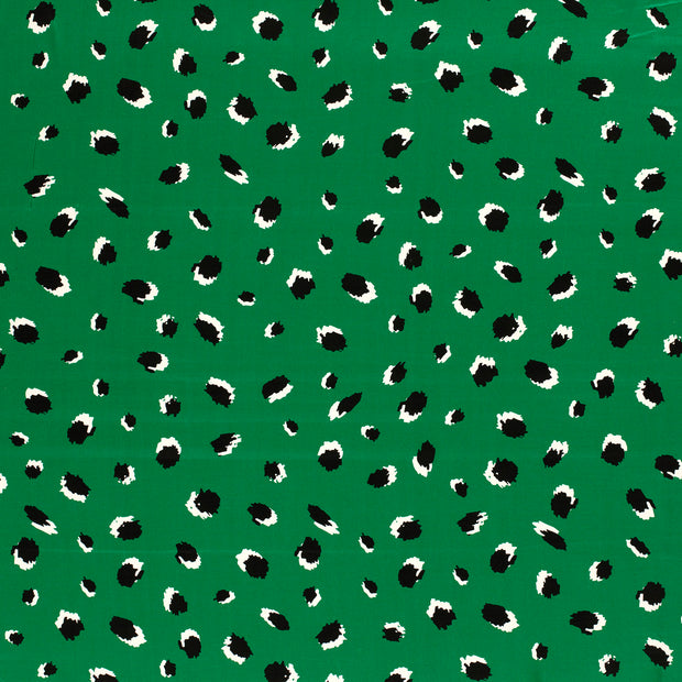 Viscose Satin tissu Vert légèrement brillant 