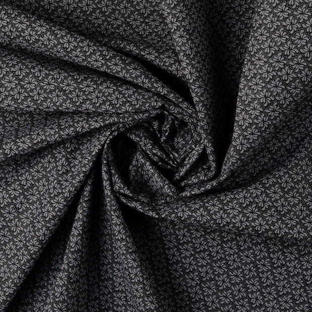 Cotton Poplin fabric Black 
