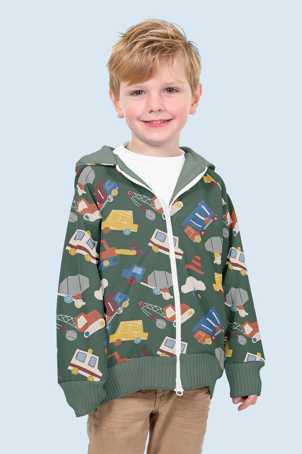 Softshell fabric Dark Green soft 