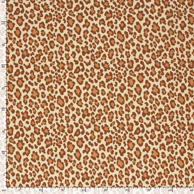 Jersey fabric Panther Beige