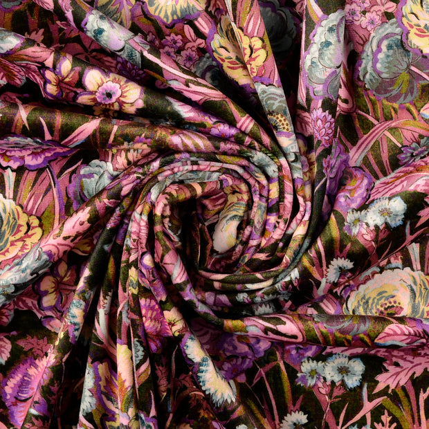 Velvet fabric Multicolor 