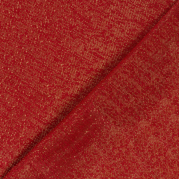 Jute tela Rojo 