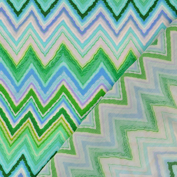 Viscose Satin fabric Multicolor digital printed 