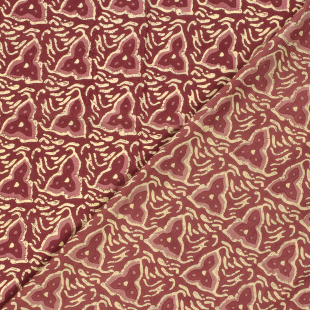 Voile fabric Abstract printed 