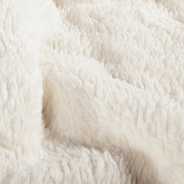 Teddy fabric Unicolour Off White