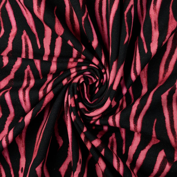 French Terry stof Licht roze 