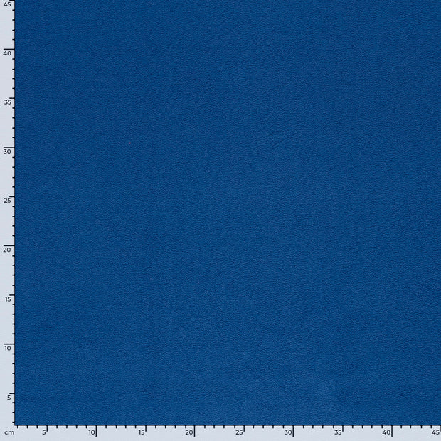 Fleece fabric Unicolour Cobalt
