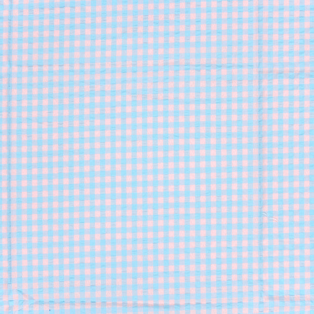 Popeline de Coton tissu Bleu bébé 