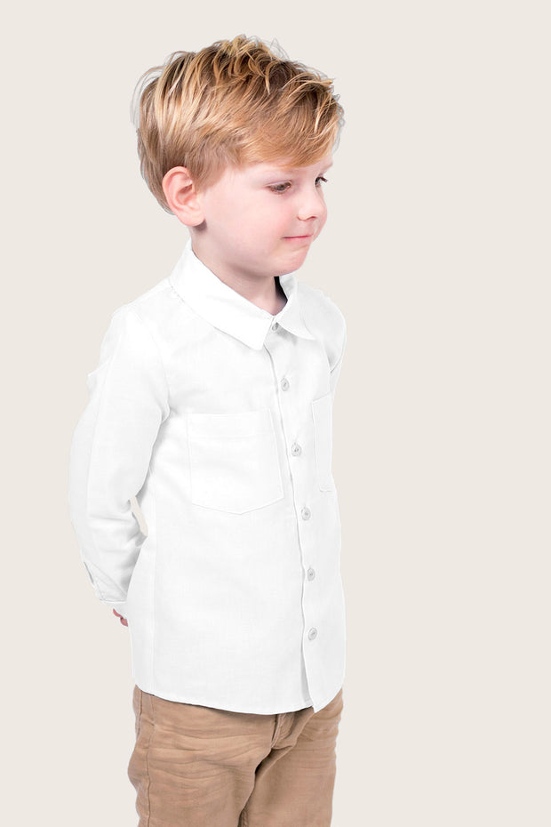 Viscose Poplin stof Effen Optisch wit