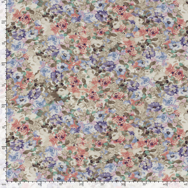 Polyester Bubble fabrik Blumen Kamel