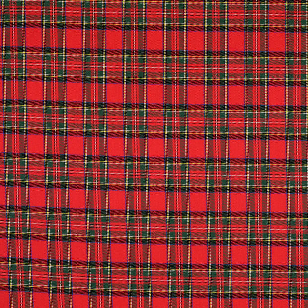 Flanel stof Ruiten Groen